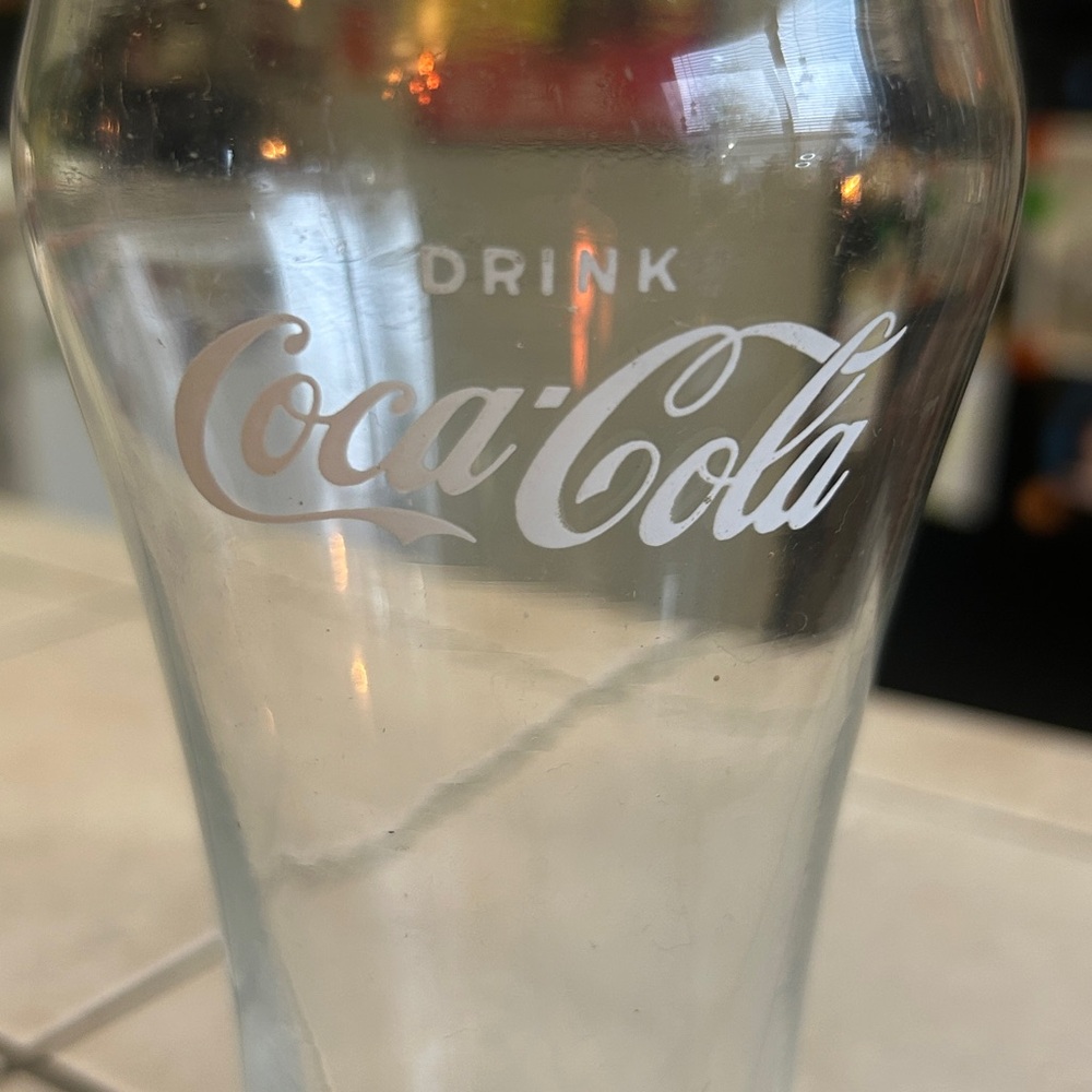 ✔️$5 buy one get one Vintage Coca-Cola Transparent Glass Tumbler